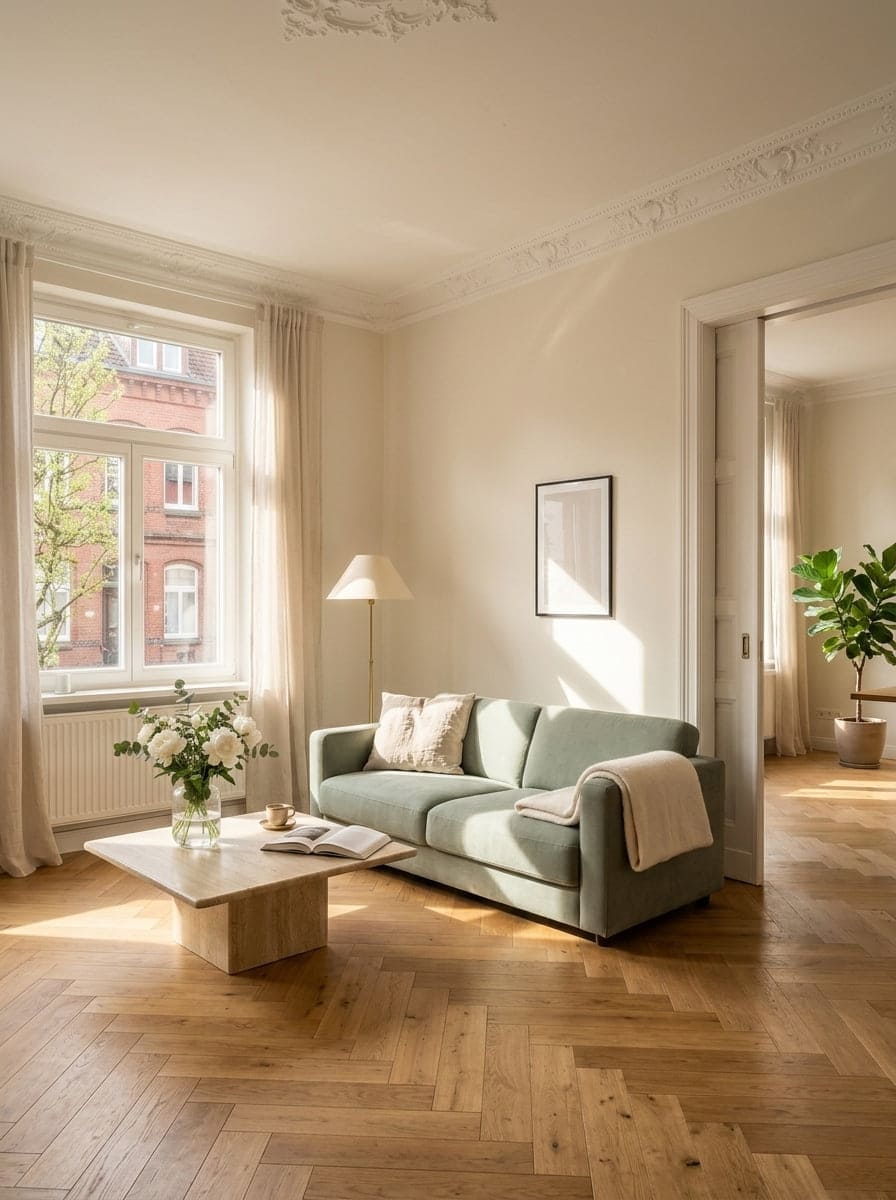 Professionell fotografierte Wohnung in Bremen – Wohnung verkaufen mit Schichtel & Partner