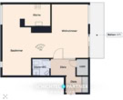 S&P | Grundriss 1. Wohnebene - Radio Bremen | Große 5-Zimmer-Maisonettewohnung mit Balkon und Garage