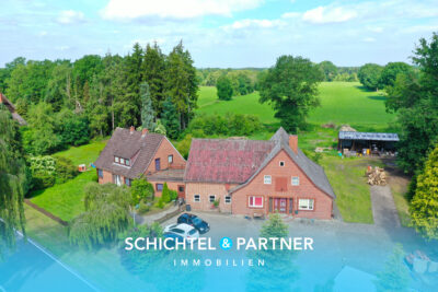 Giehlermoor | Zwei vermietete Einfamilienhäuser und ein Baugrundstück, 27729 Vollersode, Haus