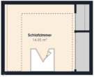 S&P | Grundriss Dachgeschoss - Leeste | Moderne Maisonette-Wohnung mit Balkon und Stellplatz