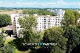 Bremen - Arbergen | Großzügige Drei-Zimmer-Wohnung mit Balkon und Stellplatz in grüner Umgebung - S&P | Rückansicht