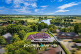 S&P | Vogelperspektive - Baden | Exklusive Luxusvilla am Weserhang mit Wellness-Landschaft