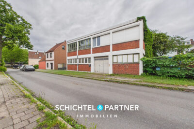 Hemelingen | Gewerbe mit zwei großen Produktionshallen und Bürofläche, 28309 Bremen, Lager mit Freifläche