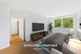 S&P | Digital möbliert: Schlafzimmer - Gröpelingen | Komplett sanierte 3-Zimmer-Wohnung mit Garage in ruhiger Lage