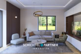 S&P | Visualisierung Wohnzimmer - Syke | Erschlossenes Baugrundstück in naturnaher Bestlage am Friedeholz