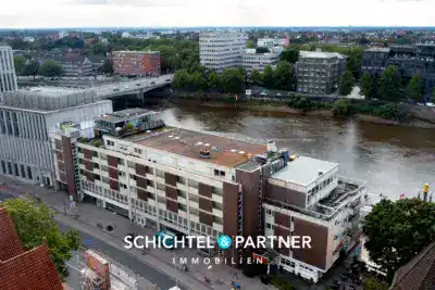 Altstadt | Maisonette mit Fahrstuhl und Parkplatz am Martinianleger, 28195 Bremen, Maisonettewohnung