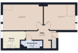 S&P | Grundriss 2. Obergeschoss - Woltmershausen | Charmante Maisonettewohnung mit Duschbad im Dachgeschoss
