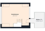 Grundriss Obergeschoss - Hastedt | Renovierungsbedürftiges Reihenhaus mit viel Ausbaupotenzial
