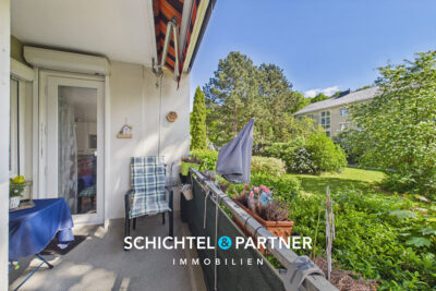 Huchting | Gepflegte 3-Zimmer-Wohnung im Hochparterre mit Balkon, 28259 Bremen, Erdgeschosswohnung