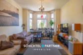 S&P | Wohnzimmer - Weidedamm | Einzigartiges Reihenmittelhaus mit Garten direkt am Bürgerpark