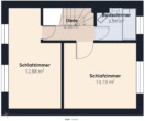S&P | Grundriss Obergeschoss - Kattenturm | Renoviertes Reihenendhaus mit Garten in gutangebundener Lage