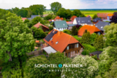 S&P | Vogelperspektive - Aschwarden | Gepflegte Doppelhaushälfte mit Carport und weitläufigem Garten