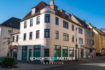Vegesack | Schickes Mehrfamilienhaus mit 6 Wohnungen und 3 Gewerbeeinheiten, 28757 Bremen, Haus