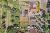 S&P | Vogelperspektive - Lehesterdeich | Renovierungsbedürftige Doppelhaushälfte mit großem Garten