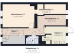 S&P | Grundriss Kellergeschoss - Hastedt | Attraktives Reihenmittelhaus für Investoren in zentraler Lage
