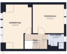 S&P | Grundriss Dachgeschoss - Bahnhofsvorstadt | Studentenhaus mit zwei Balkonen und Terrasse
