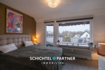 Horn-Lehe | Charmante 3-Zimmer-Wohnung mit Süd-Balkon und Stellplatz, 28359 Bremen / Horn-Lehe, Dachgeschosswohnung