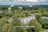 S&P | Luftansicht - Neue Vahr Südost | Schöne Hochparterre-Wohnung mit Balkon und Wintergarten