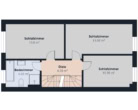 S&P | Grundriss Obergeschoss - Oberneuland | Modernes Reihenmittelhaus mit Garten und Carport zur Miete