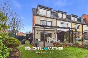 Osterholz |Renoviertes Familienhaus mit liebevollem Garten und Garage, 28325 Bremen, Reihenendhaus